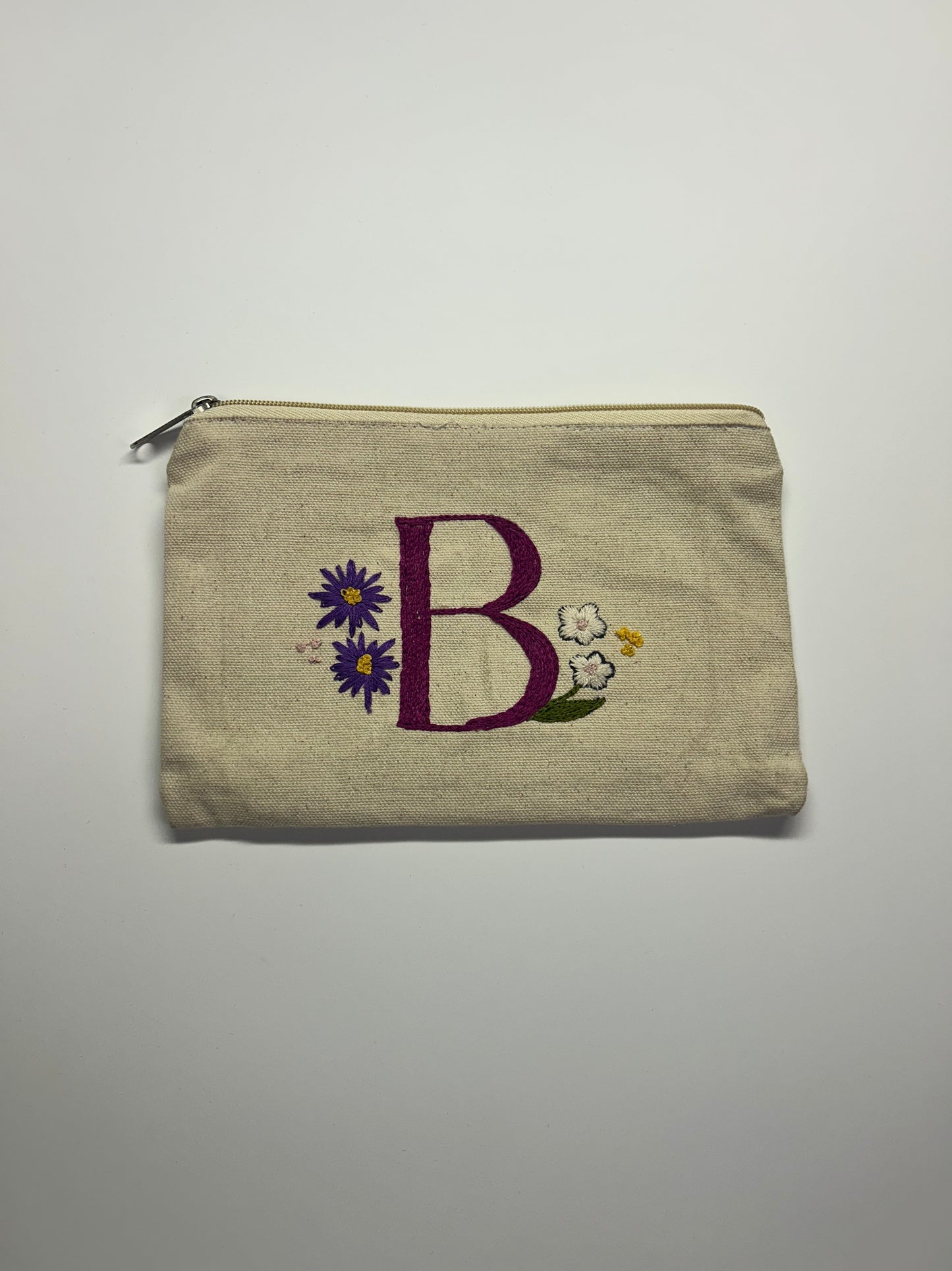 Personalized Embroidered Makeup Bag