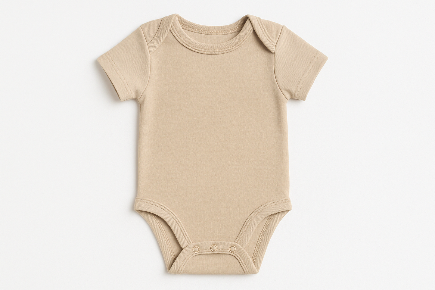 Beige Baby Onesie
