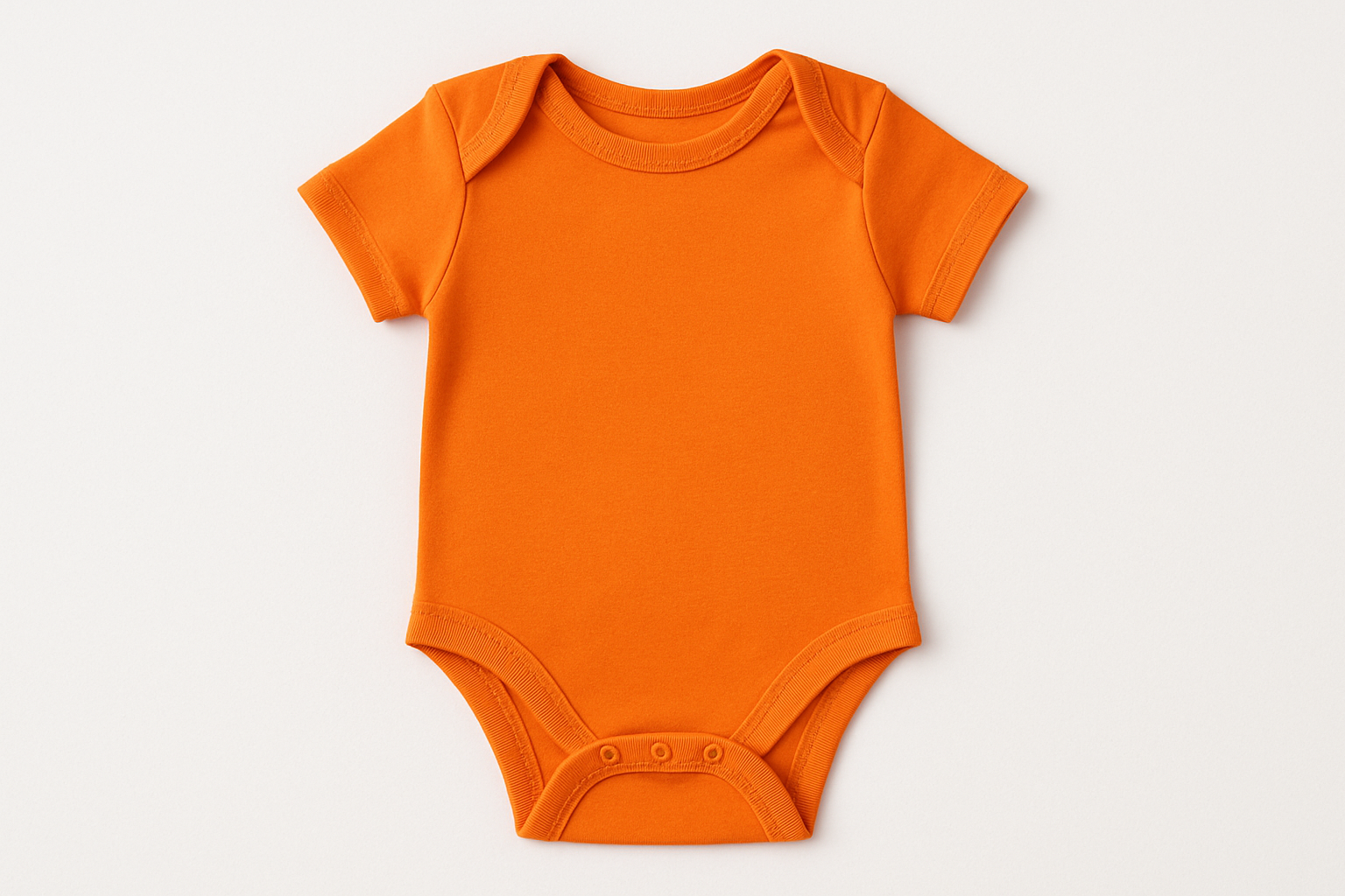 Orange Baby Onesie