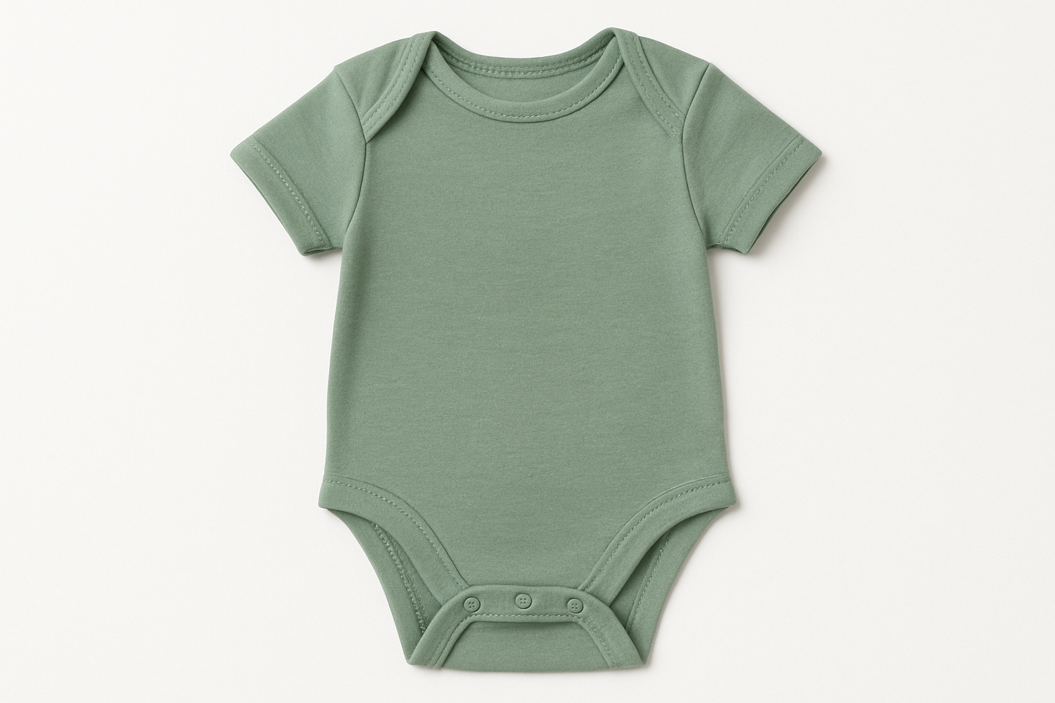 Sage Green Baby Onesie